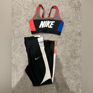 Nike Sports Bra and Leggings Matching Set (S/M)